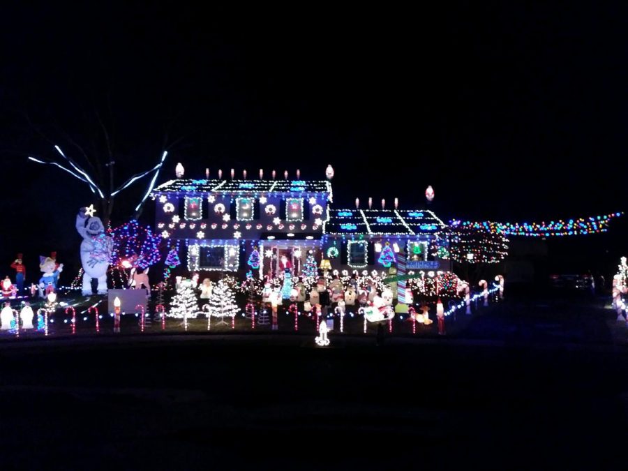 Christmas lights are hung all around this festive time of year - featured here at St. Andrews way - but why do they make us feel so jolly?