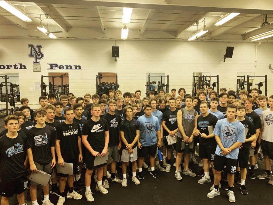 The+first+day+of+morning+lifting+during+the+2019-2020+offseason%3A+Morning+lifting+workouts+have+become+a+staple+of+the+NP+Baseball+program+over+the+last+decade.+