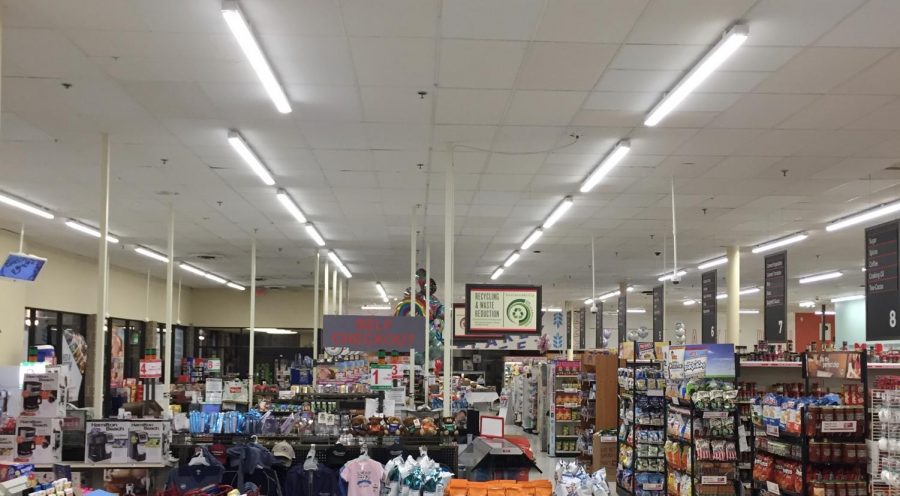 The scene at Weis, one of the few businesses allowed to stay open amidst Pennsylvanias social distancing lockdown.