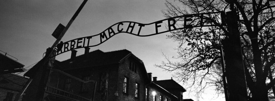 The main entrance at the former Nazi death camp of Auschwitz in Oswiecim, Poland, with the inscription, Arbeit Macht Frei, which translates into English as Work will set you Free, Sunday, Dec. 8, 2019. On Jan. 27, 1945, the Soviet Red Army liberated the Auschwitz death camp in German-occupied Poland. Auschwitz was the largest of the Germans extermination and death camps and has become a symbol for the terror of the Holocaust. On Monday — 75 years after its liberation — hundreds of survivors from across the world will come back to visit Auschwitz for the official anniversary commemorations. In advance of that, Associated Press photographer Markus Schreiber visited the site. Using a panoramic camera with analog film, he documented the remains of the camp in a series of haunting black and white photos. (AP Photo/Markus Schreiber)