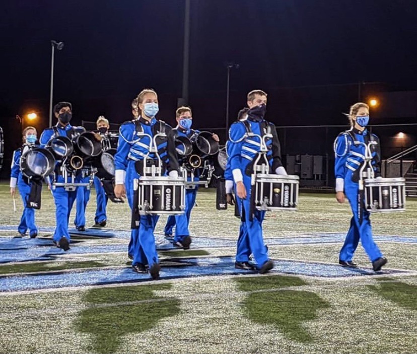 Despite the challenges they have to face due to COVID-19, the North Penn Marching Knights are kicking off the year with musical and visual excellence.