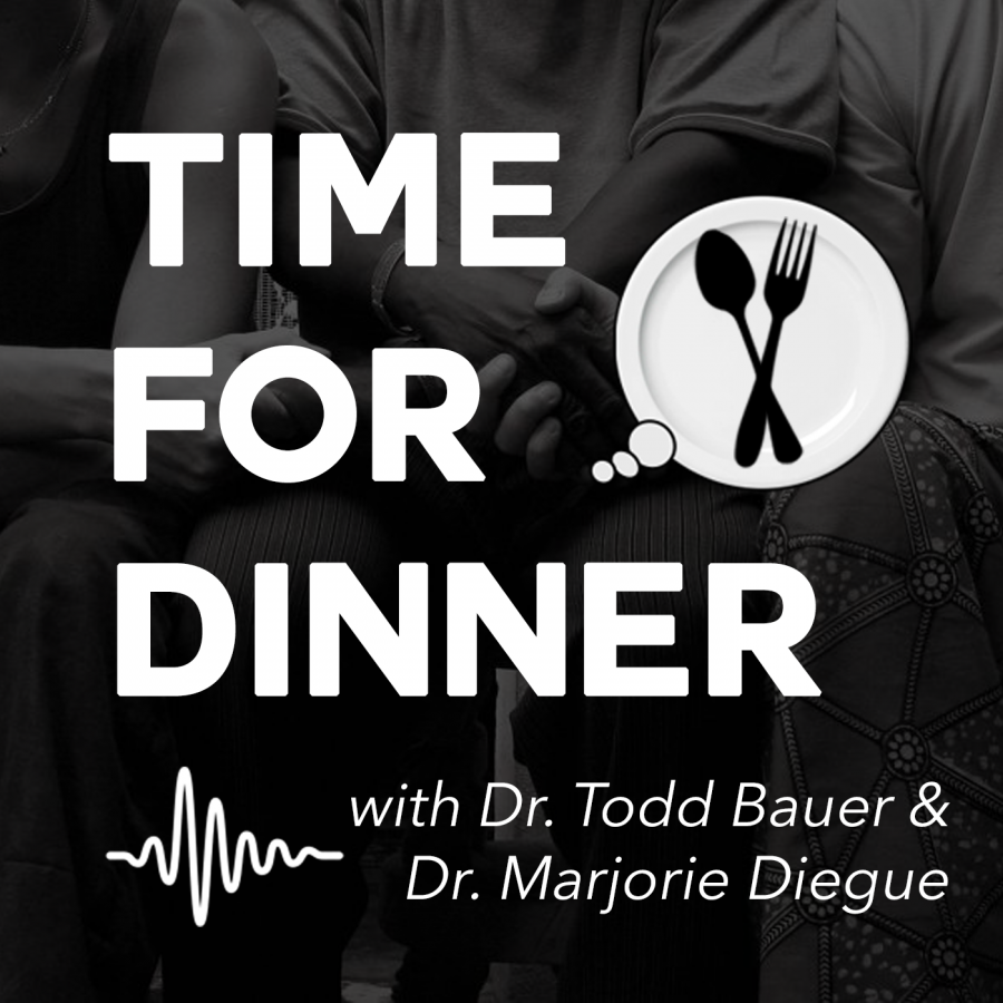 Diegue and Bauer serving new conversations at the dinner table