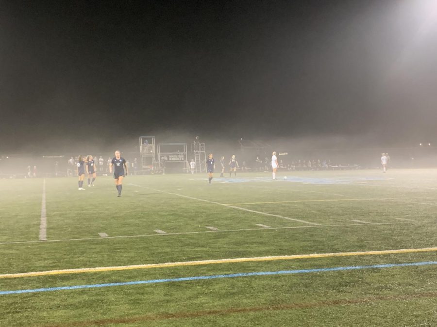 As+the+fog+begins+to+loom+over+the+turf+on+a+cloudy+Thursday+evening%2C+The+Knights+take+to+the+field+at+the+start+of+the+second+overtime+looking+for+a+spark+to+win+in+their+regular+season+finale.