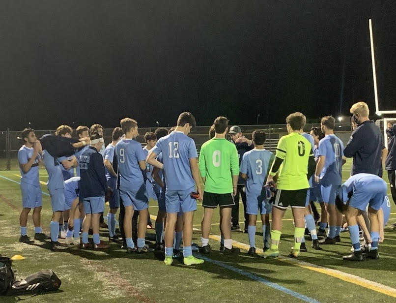 The Knights soccer team ended their 2020 season with a tough 2-0 loss to Neshaminy. 