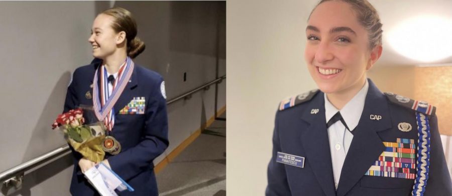 For months, seniors Lorna Loughery (L) and Ana Panaitescu (R) have been working hard on their application to get nominated to the Air Force Academy. Their dreams came true just a few weeks ago and they are now waiting to hear back from the academy itself.