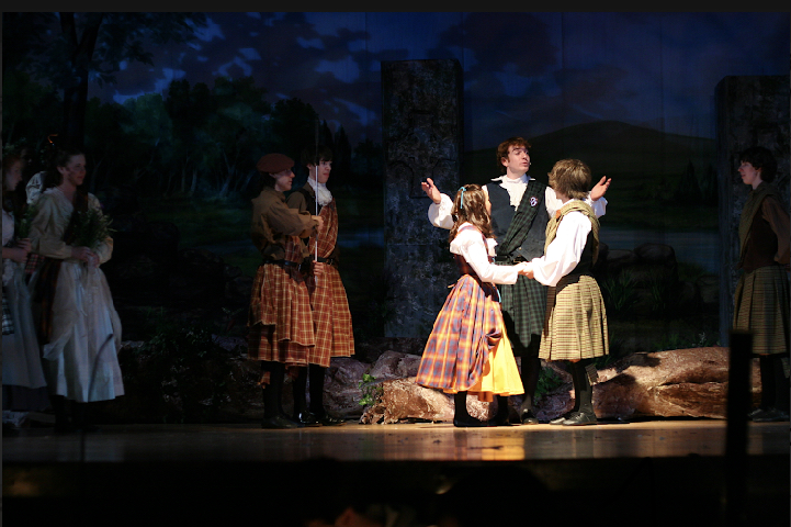 Company. Brigadoon. 2006. First spring musical for Roneys first year teaching.
