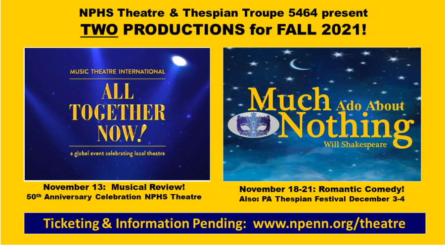 NPHS Theatre is back this November with two programs.