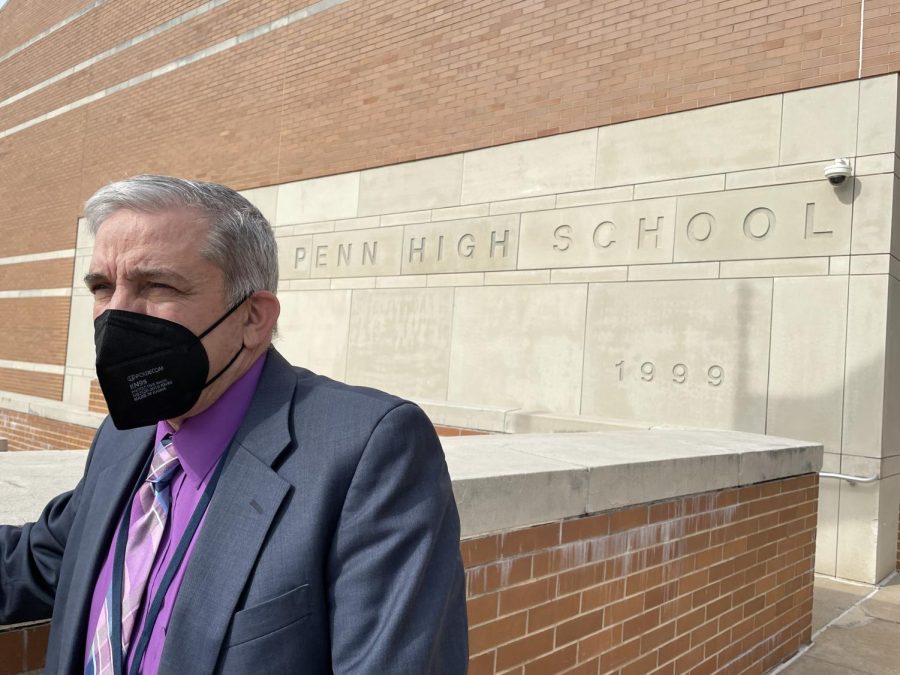 Dr. Curtis Dietrich gazes ahead, as he will soon retire from the North Penn School District.