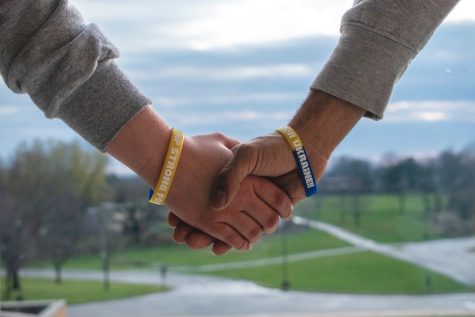 Hand in hand, North Penn is finding ways to support Ukraine throughout this time. One new way is the sophomore class cabinet selling wristbands, and the proceeds will be donated. 