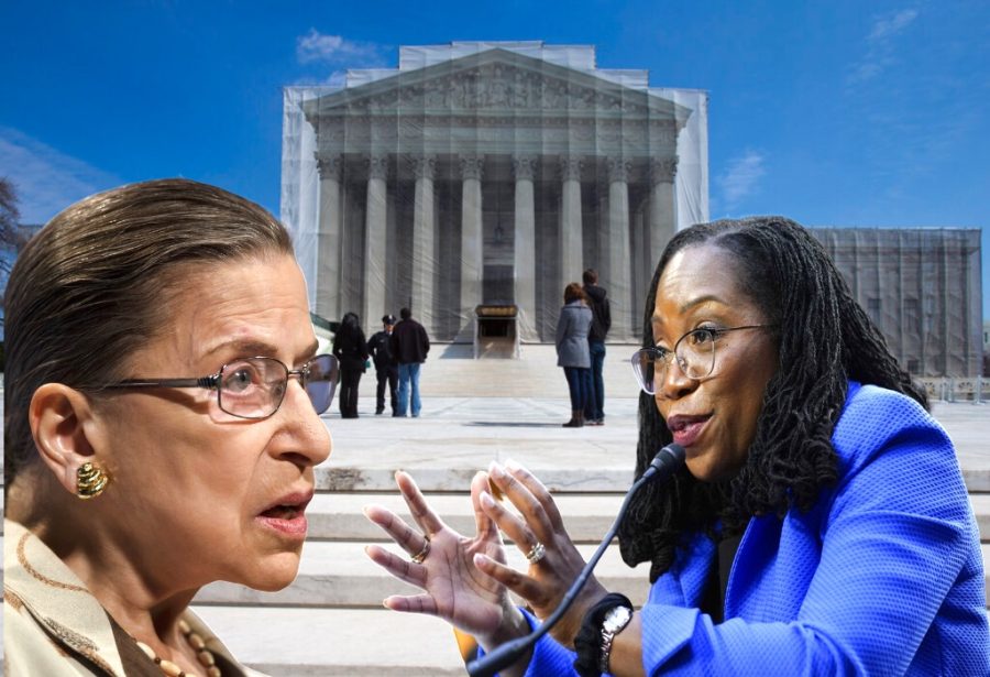 Ruth+Bader+Ginsburg+%28L%29+and+Ketanji+Brown+Jackson+%28R%29+are+both+ground+breaking+Supreme+Court+Justices.+But+did+ones+decision+make+things+more+difficult+for+the+other%3F+