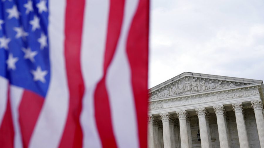 FILE - The U.S. Supreme Court, May 16, 2022, in Washington.  (AP Photo/Mariam Zuhaib, File)