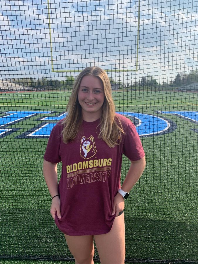 NP Senior Katelyn Folweiler has committed to Bloomsburg University for this fall.