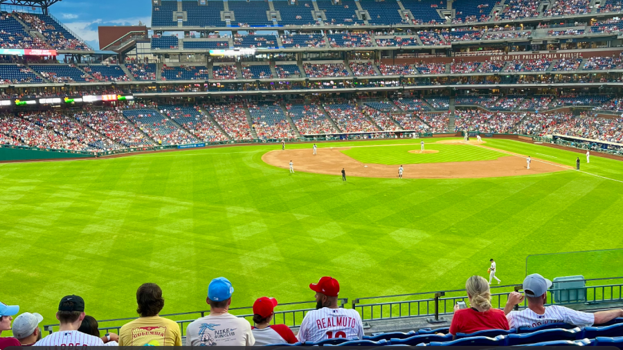 Phillies set to bat in a matchup vs the Miami Marlins