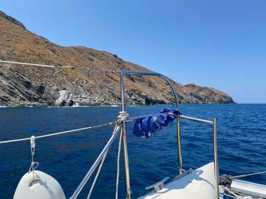 The Mediterranean and coastline in Crete