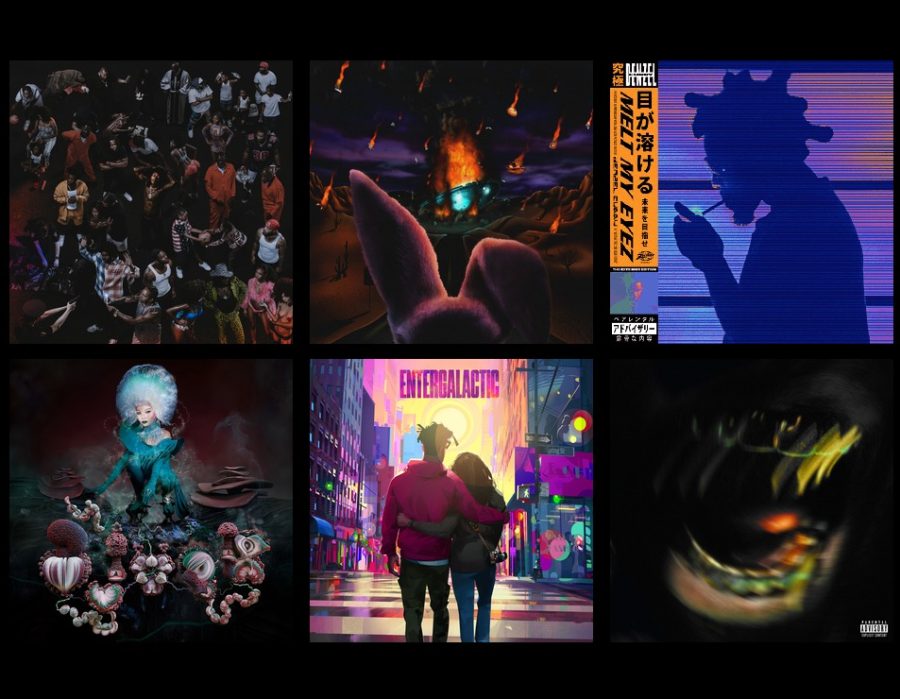 The covers of the featured albums of September.