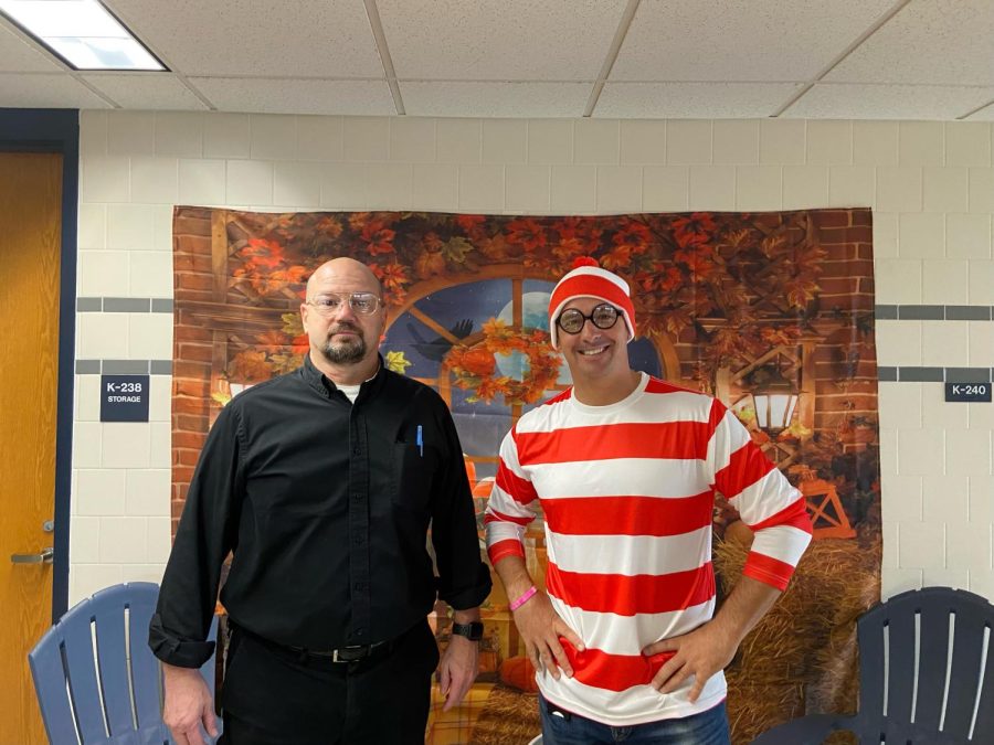 Where in the world is Walter White? Featuring Mr. King as Walter White, both chemistry teachers & Mr. Manero as Waldo