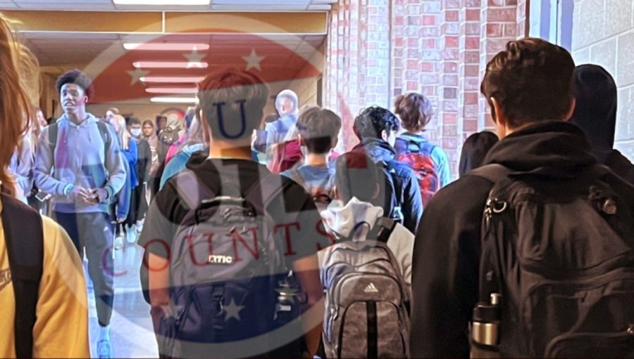 I DIDNT VOTE: North Penn High School students make their way to classes on Tuesday, November 22, 2022. Many high school students are contributing members  of the economy and will be the next leaders of a world that will be greatly effected by the recent election. Yet, many cannot yet vote. 