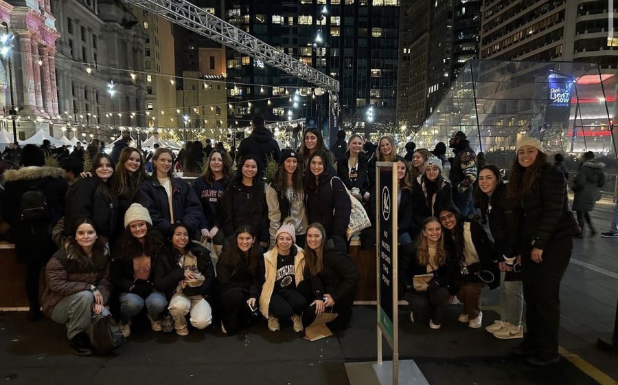 This year’s NP Italian Club members spending a cold, December night in Philadelphia.