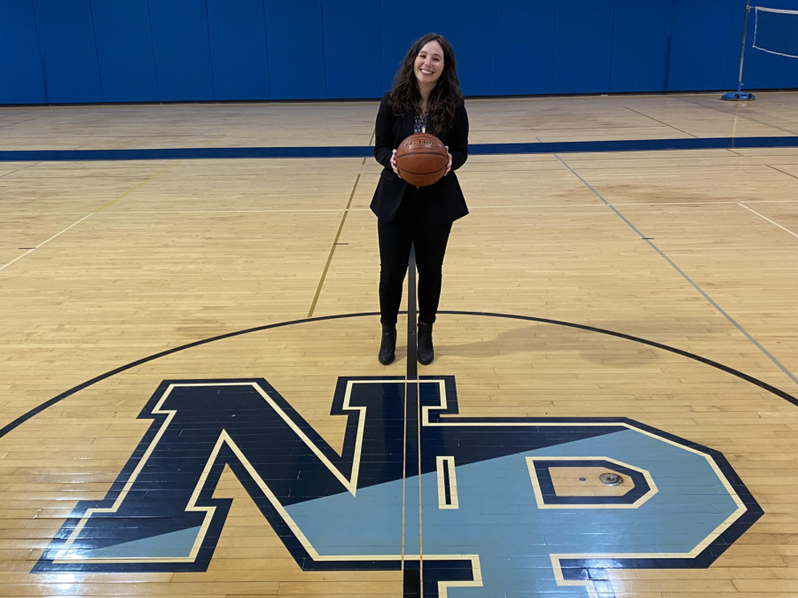 Maddie Herman (Class of 2011) revisits her bygone gym and hallways of North Penn High School on Friday to talk to students about being a leader in the community and how to excel your future.