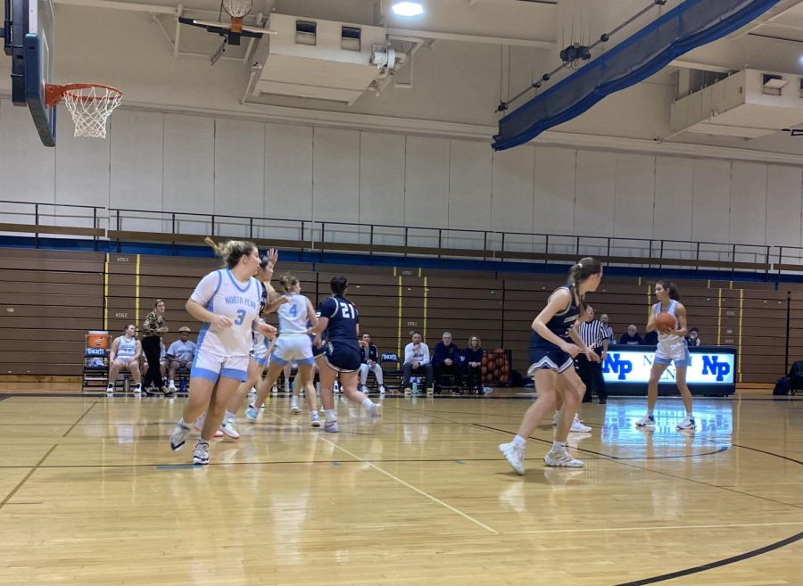 FILE PHOTO: The Knights girls basketball team takes on CR North on Tuesday, January 11, 2023. North Penn topped the Indians 51-40. 