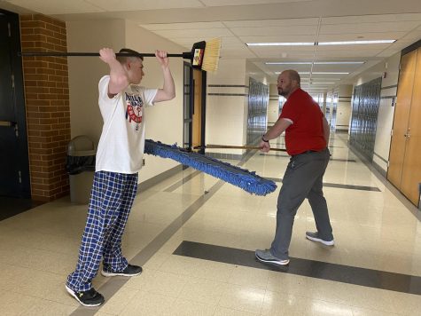 Students arent the only thing being swept up in the new hallway initiative