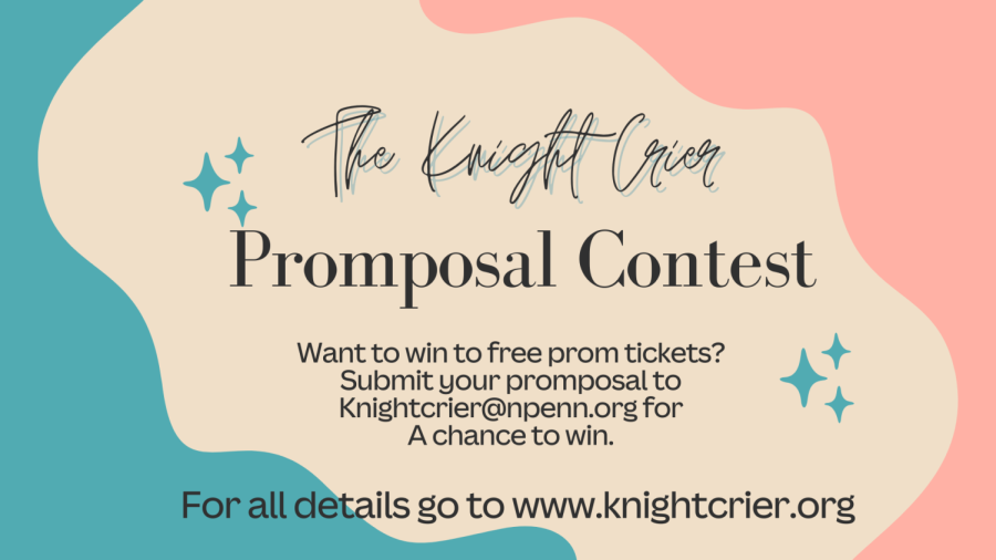 Attention all seniors! The Knight Crier Promposal Contest is back! If you want a chance to win 2 tickets to prom, read the details below!