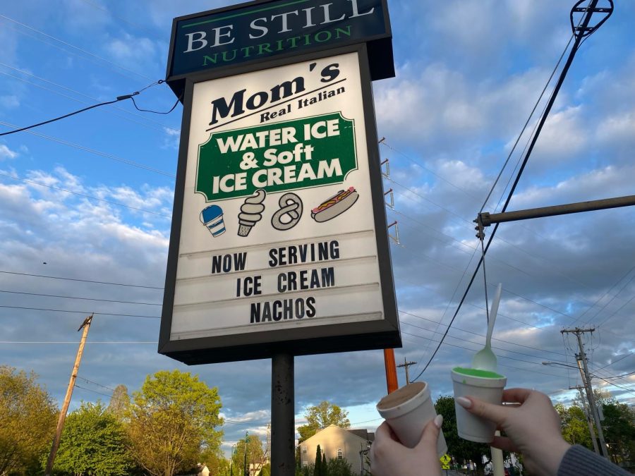 An evening at Moms Water Ice!