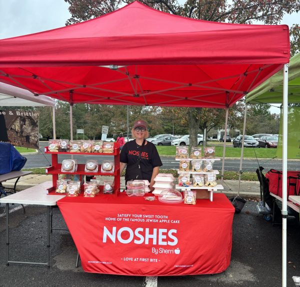 Noshes by Sherri booth at the Lansdale Farmers Market. 