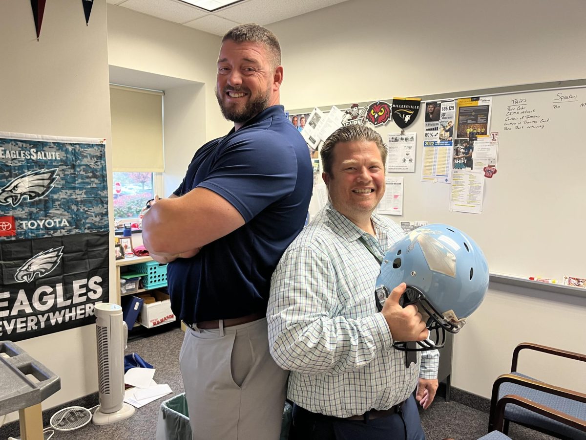 BERGER, FREY TAKE ON NEW ROLES: Mr. Chris Frey (L) and Mr. Kyle Berger (R) have moved into new jobs at NPHS this year,