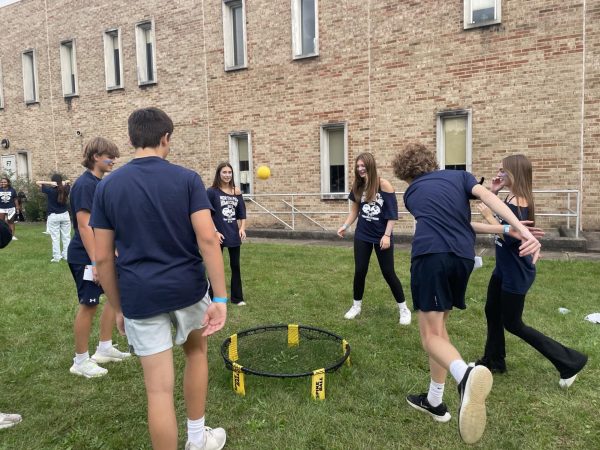 North Penn students enjoyed a game of Spike Ball.