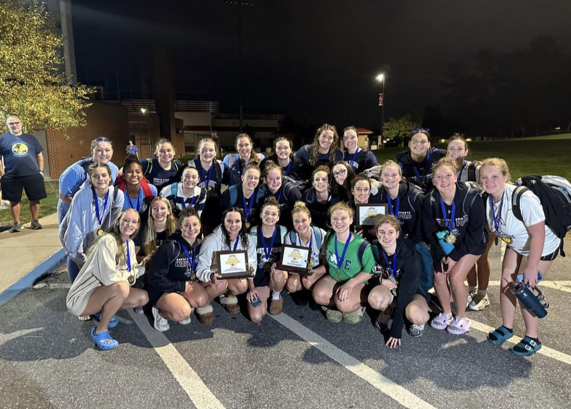 NORTH PENN BRINGS BACK THE STATE CHAMPIONSHIP. North Penn High School’s Women’s Water Polo team after their 9-6 victory over Wilson High School, October 28, 2023.