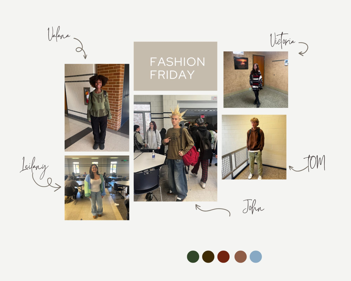Five+North+Penn+students+pictured+wearing+their+most+stylish+outfits.