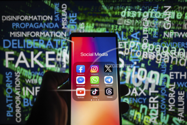 Commonly used social media apps, the new home for spreading information.

