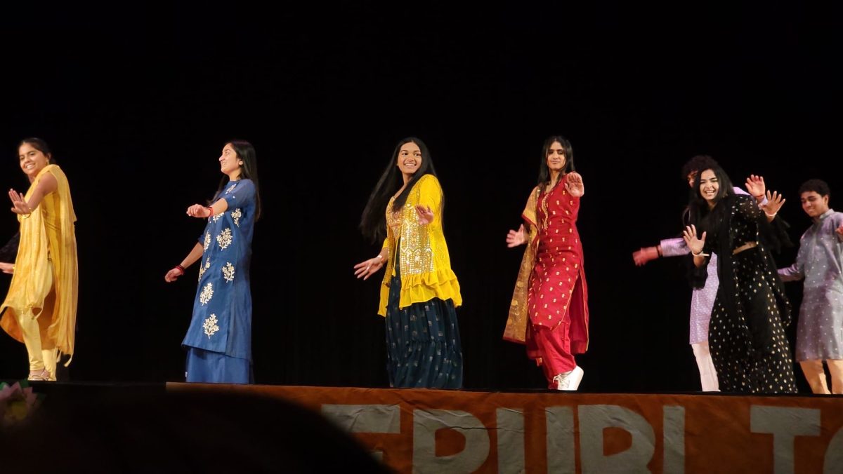 Members of the Indian Cultural Association preforming a Bollywood dance at last years Republic Night.