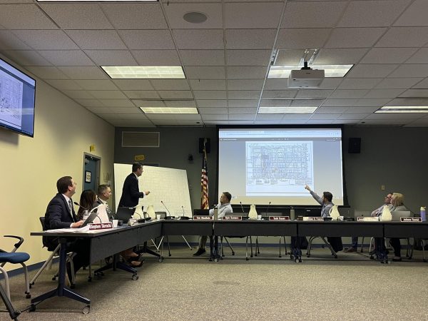 Board discusses movie plots owned by North Penn School District during the March finance meeting.