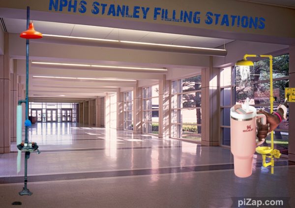 FILL YOUR STANLEY IN A SECOND! North Penn HS has found an innovative way to keep up with the demand to fill Stanley cups 
