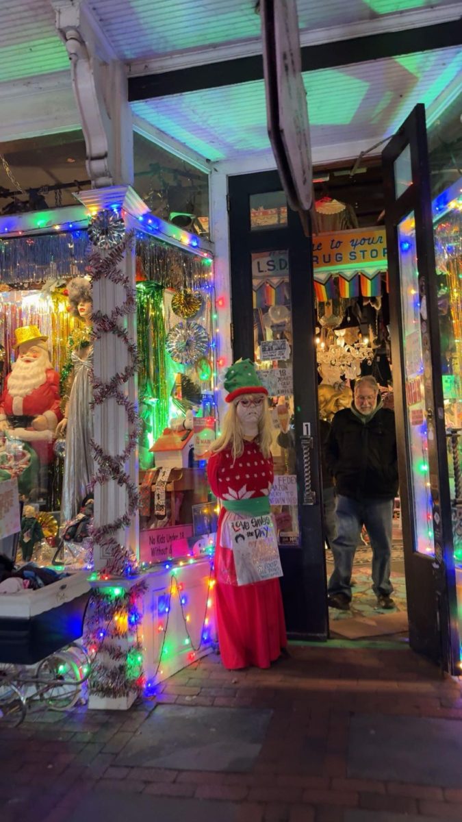 A window display at Love Saves the Day in New Hope, PA