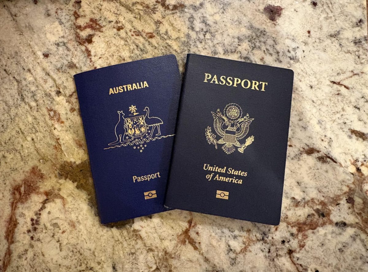Around the world: Passports to the countries of United States of America as well as Australia  