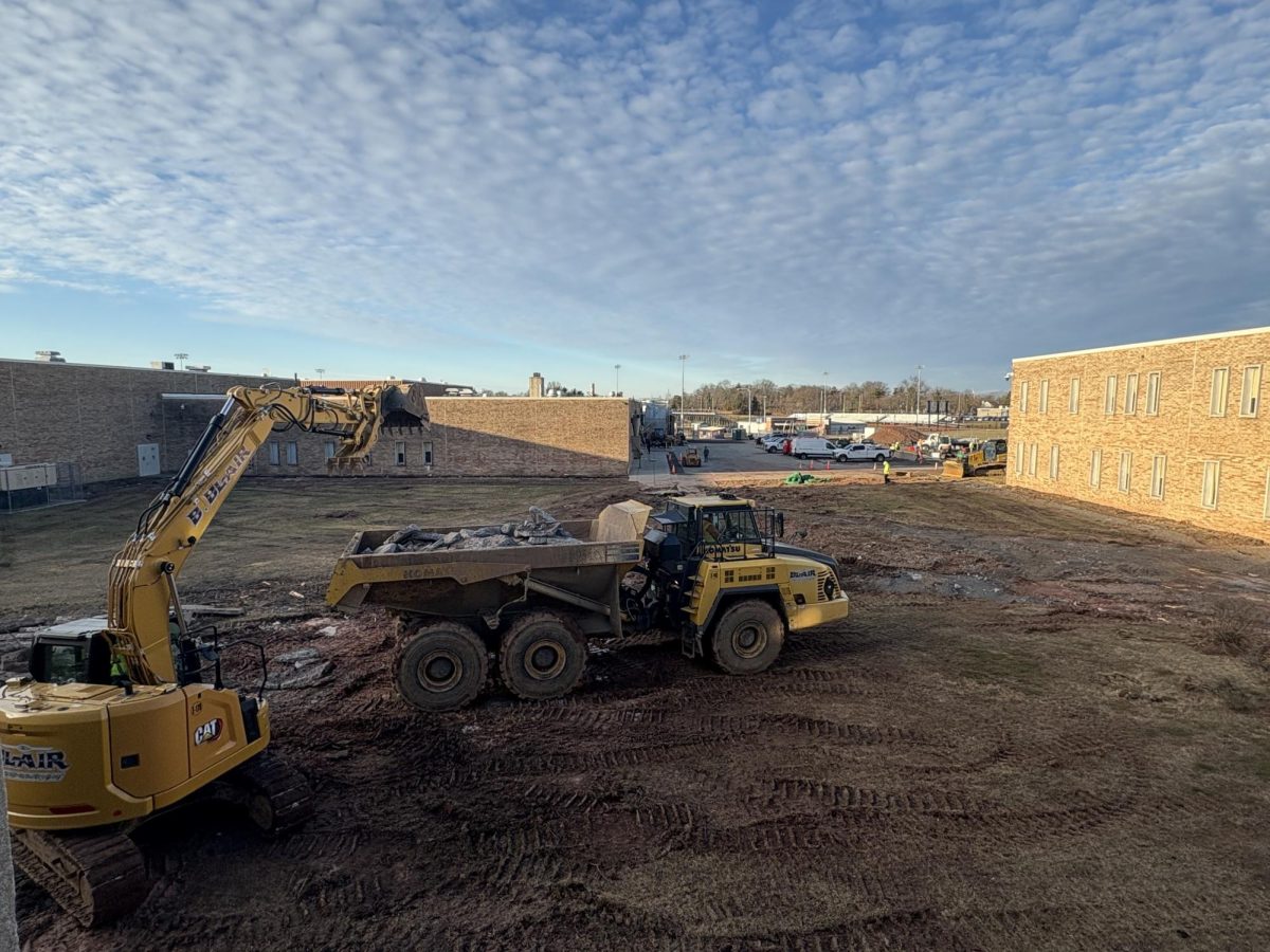 The AEF courtyard is seeing it's fair share of overhaul in the recent weeks.