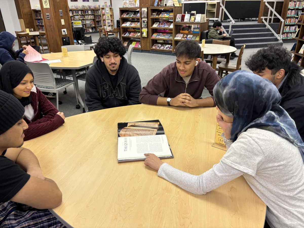 North Penn's Muslim Student Association learns about the Quran.