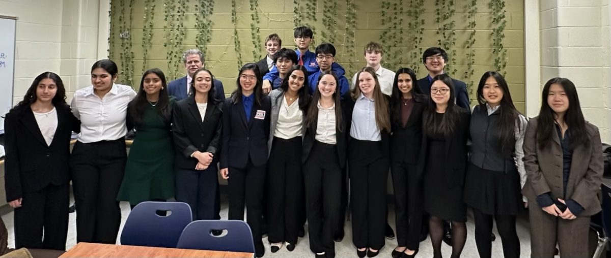The TSA poses for a group photo at their Regionals competition 