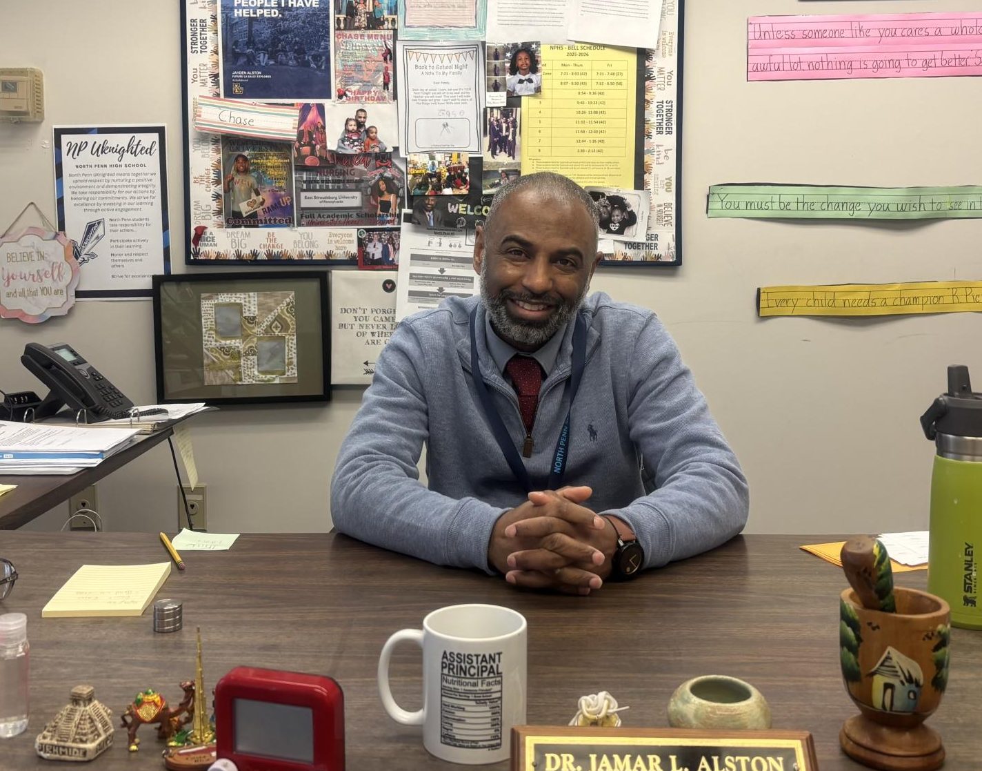New admin on the block: Dr. Jamar Alston has joined NPHS as the newest assistant principal. 